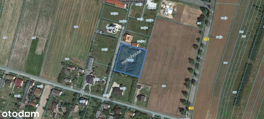 Działka z wydanymi WZ na dom jednorodzinny - Wilanów obok Jędrzejowa - Widok 4