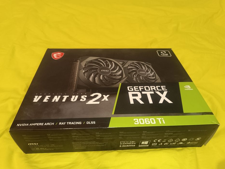 RTX 3060 Ti Ventus 2X 8GB | Caixa Original — Ótimo Estado