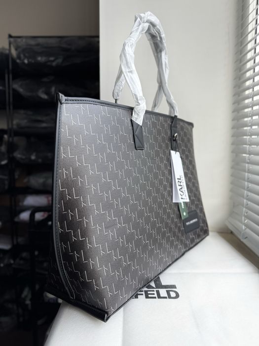 Сумка шопер Karl Lagerfeld Монограмна Карл Лагерфельд