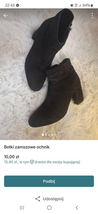 Zamszowe buty ochnik
