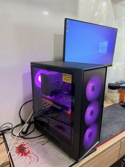 Компьютер ПРО Ryzen 7+32ddr+накопичувач 512 м2+ Radeon VII 16гб відео