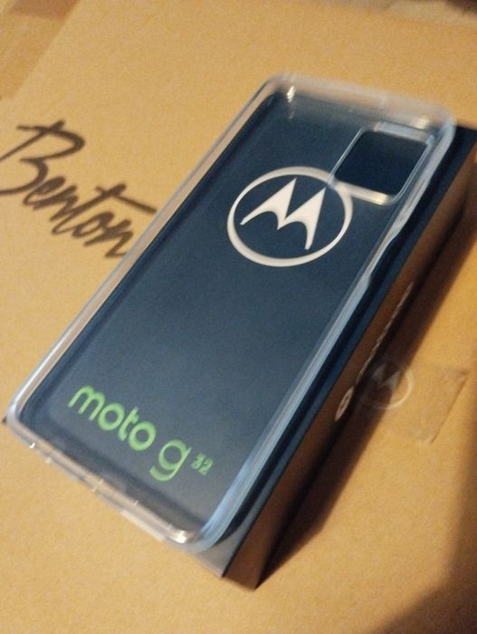 Etui oryginalne Motorola G32 silikonowe pokrowiec plecki