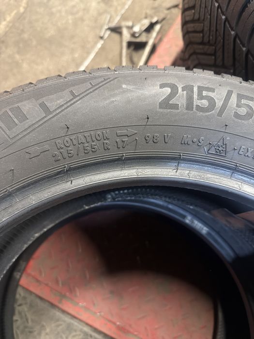 215/55r17 Contienental 21 rok wielosezon 2szt