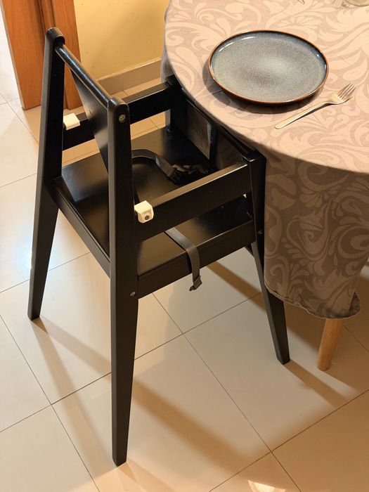 Cadeira Refeição + tabuleiro removível + almofada e fronha Ikea