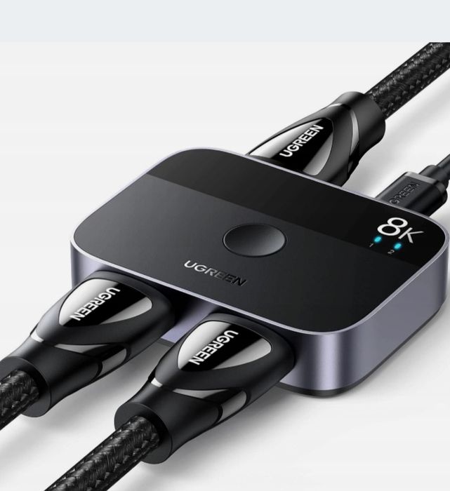 Przełącznik  UGREEN hdmi 2.1 4K@120Hz 8K@60Hz SWITCH aluminiowy  CM561