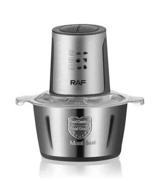 Кухонний подрібнювач з металевою чашею RAF R7019 1000 Вт, чаша 2 л