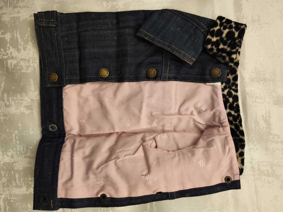 Casaco de Ganga para Cão com Gola de Pelo – Size: 12