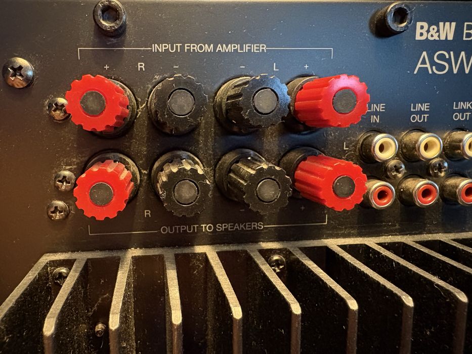 Potężny subwoofer B&W ASW 650 30cm głośnik czarny