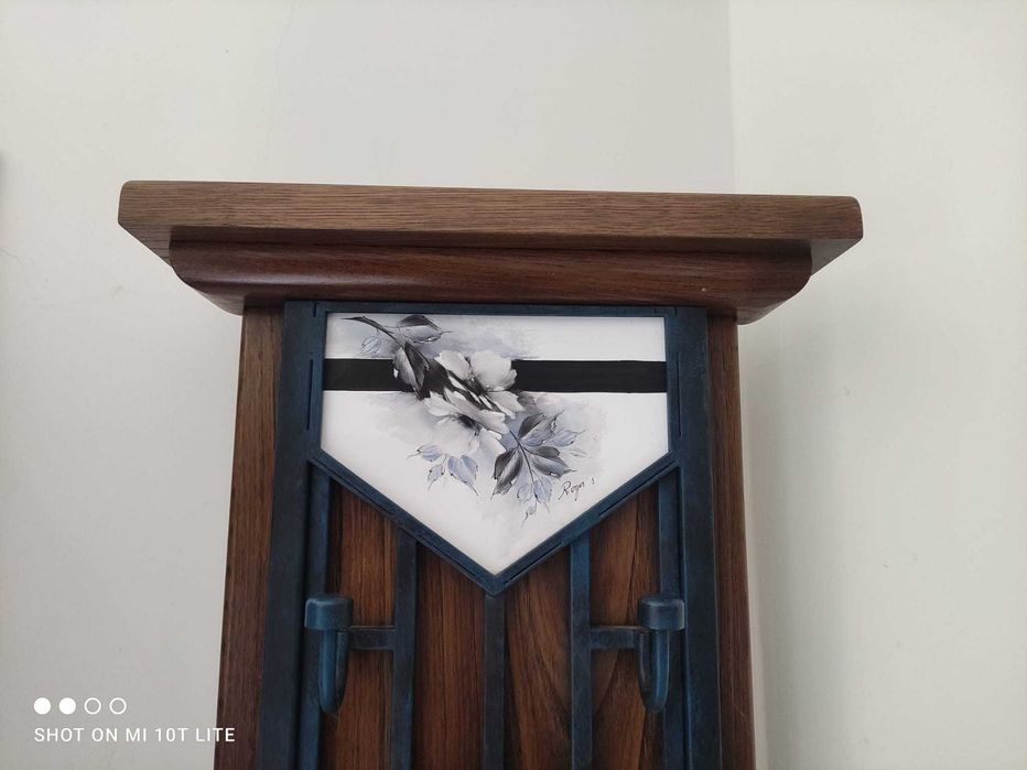 Bengaleiro de ferro e madeira