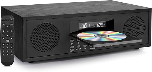 Odtwarzacz CD Radio FM Bluetooth AUX USB System stereo Micro Hi-Fi RCA