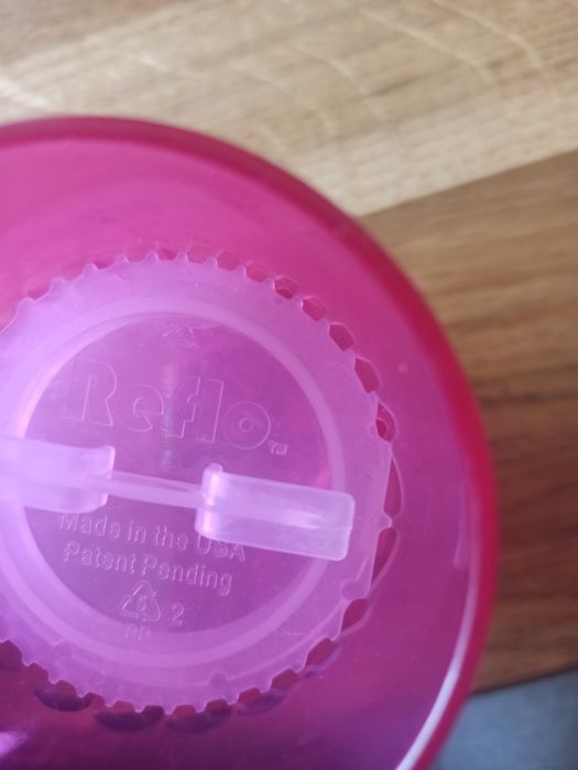 Kubek reflo do nauki picia kubeczek różowy