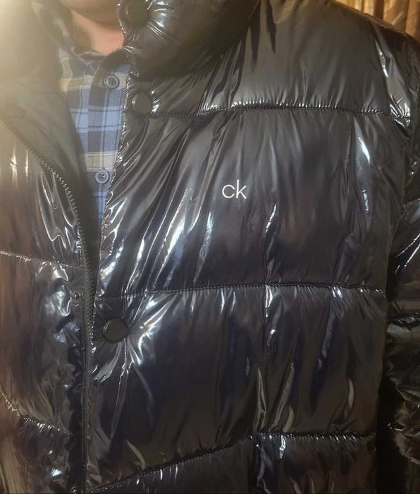 Зимняя куртка Calvin Klein Пуховик Sorona aura 56р новая
