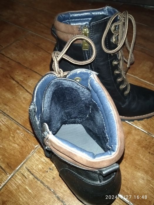 Czarne botki Tom Tailor rozmiar 40