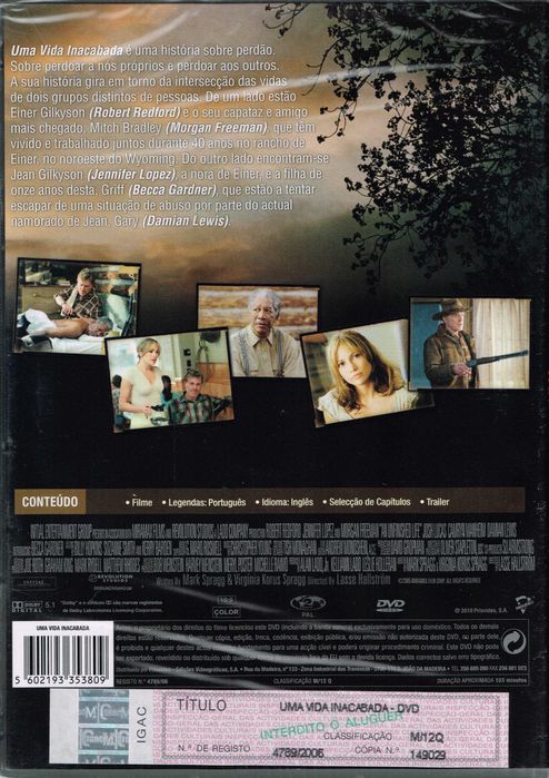 Filme em DVD: Uma Vida Inacabada (Lasse Hallström) - NOVO! SELADO!