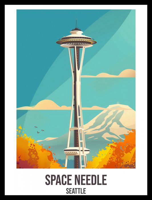 Plakat 30x40cm Space Needle