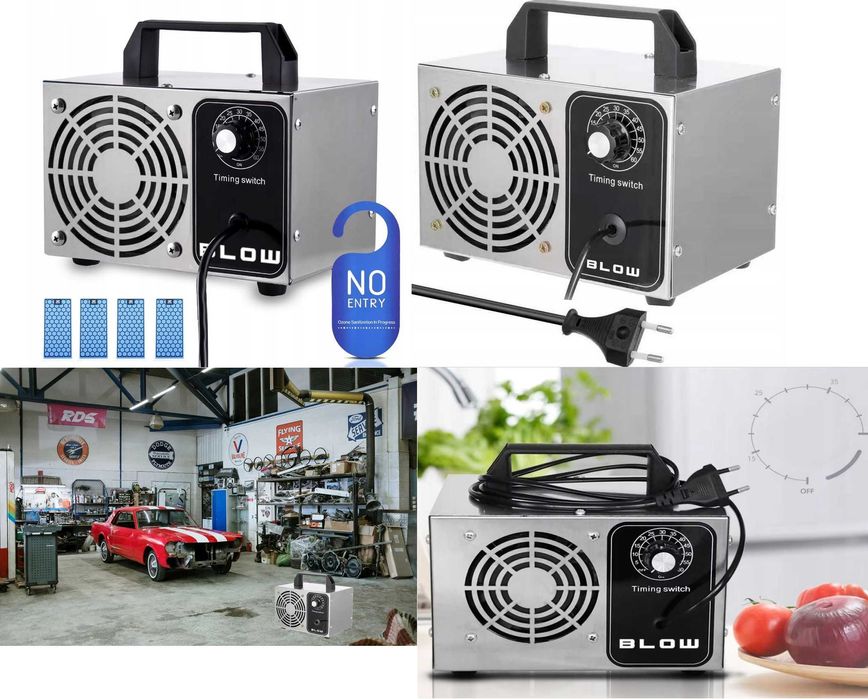 Mocny OZONATOR Oczyszczacz Powietrza Generator OZON 60000mg TIMER 120W