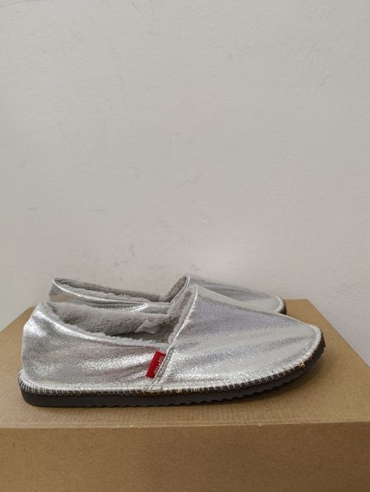 Flip flop damskie kapcie metaliczne rozmiar 38