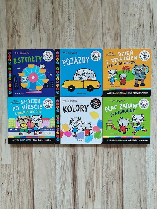 Kicia Kocia i Nunuś Akademia x6 KOMPLET Głowińska Media Rodzina