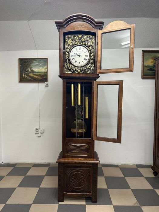 Антакварний підлоговий годинник Франція напольные часы Епропа 7853