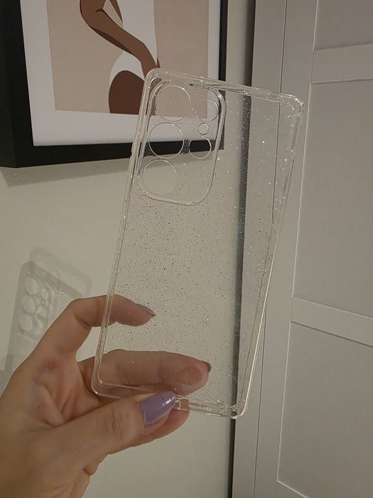 Etui nowe przezroczyste brokatowe  Samsung Galaxy s25 ultra