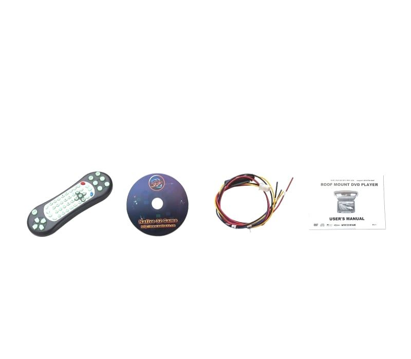 ECRA DE TEJADILHO TECTO XTRONS DE 9" COM DVD E JOGOS