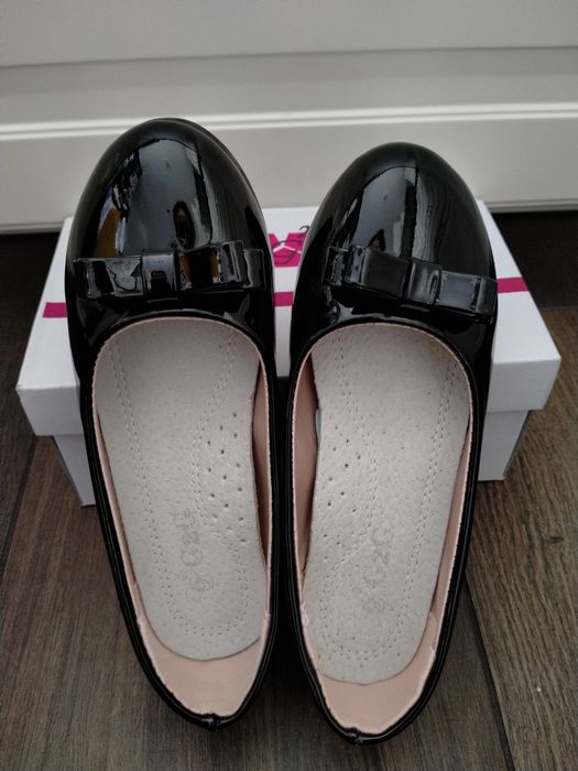 Lakierki czarne 17,5cm baleriny nie hm next zara