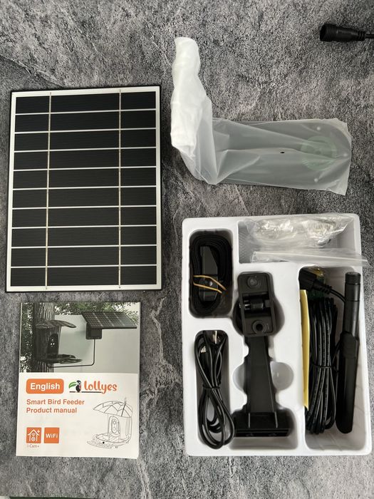 Розумна камера годівниця для птахів lollyes 1080P 64G