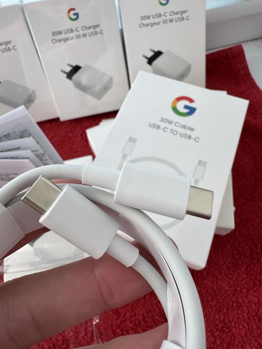 Блок зарядка google pixel 8 pro 30W, Гугл піксель 30 ват Євро