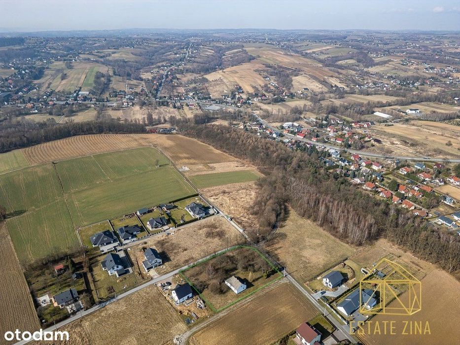 Działka budowlana 3775 m² – 2 fronty gminne – Mpzp