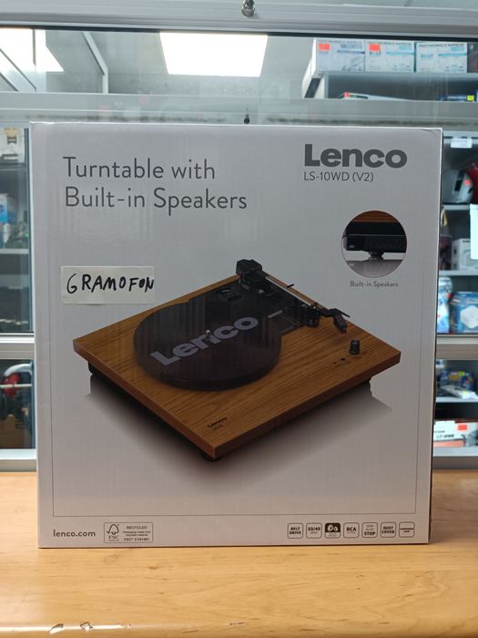 NOWY gramofon z głośnikami Lenco
