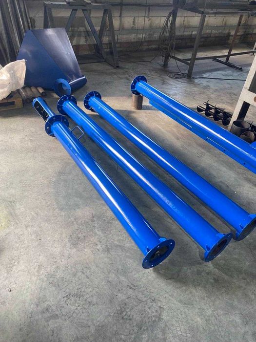 Транспортер для зерна. Шнековый погрузчик. Шнек 108х8000х380В