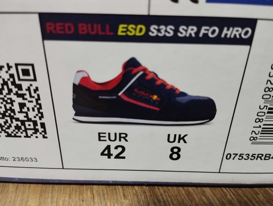 Sapatos de trabalho Sparco Redbull Racing (42)