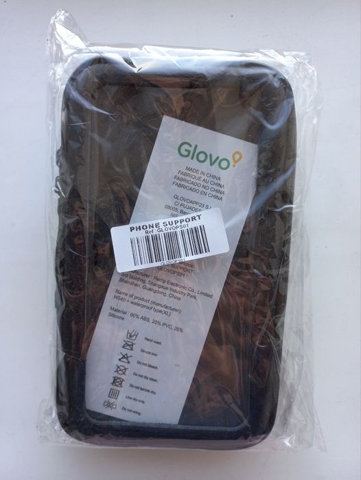 Держатель велосипедный водонепроницаемый для телефона, чёрного цвета