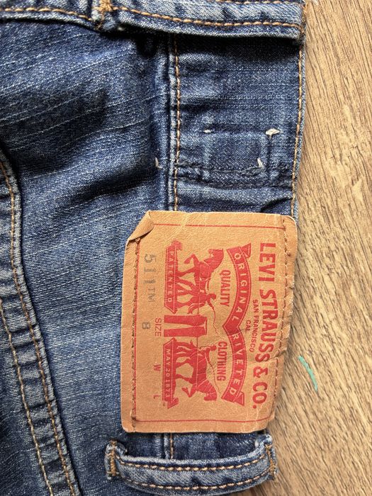 Spodnie chłopięce jeansy Levis 8 lat 128 slim