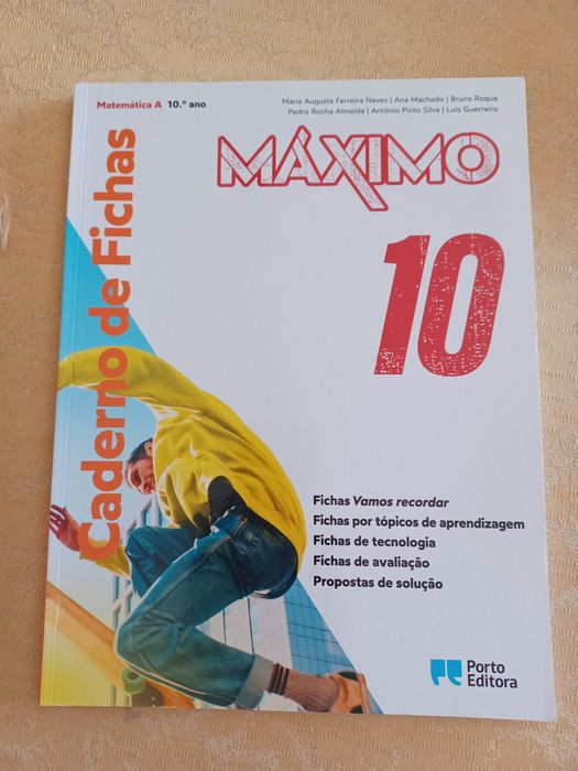 Caderno de Fichas - Máximo - Matemática A - 10.º ano  (versão professor)