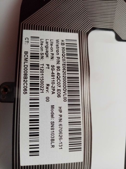 Teclado portátil HP DM4 3000EP Beats Edition64553239764483123