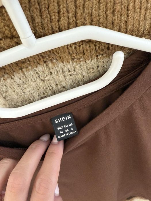 НОВЕ гольф коричневий кофта тепла міді спідниця довга вязана кофта