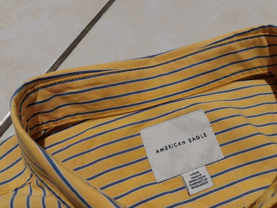 AMERICAN EAGLE USA - NOWA! z LOGO i Metkami Koszula Męska rozmiar XL
