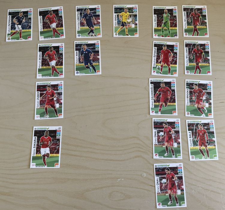 Coleção UEFA EURO 2020-PANINI Adrenalyn XL (preço na descrição)