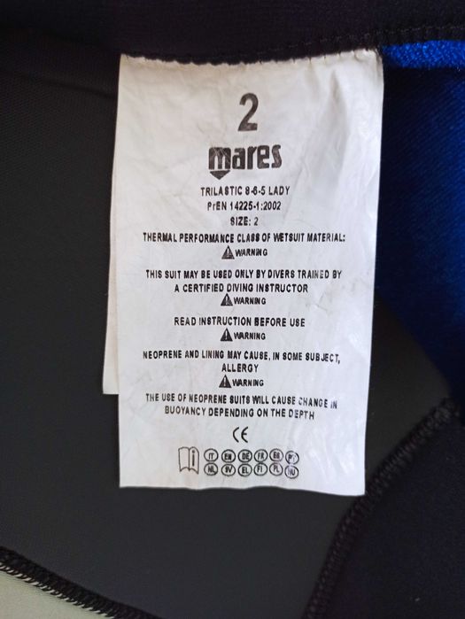 Fato de mergulho Mares Trilastic 8-6-5 senhora