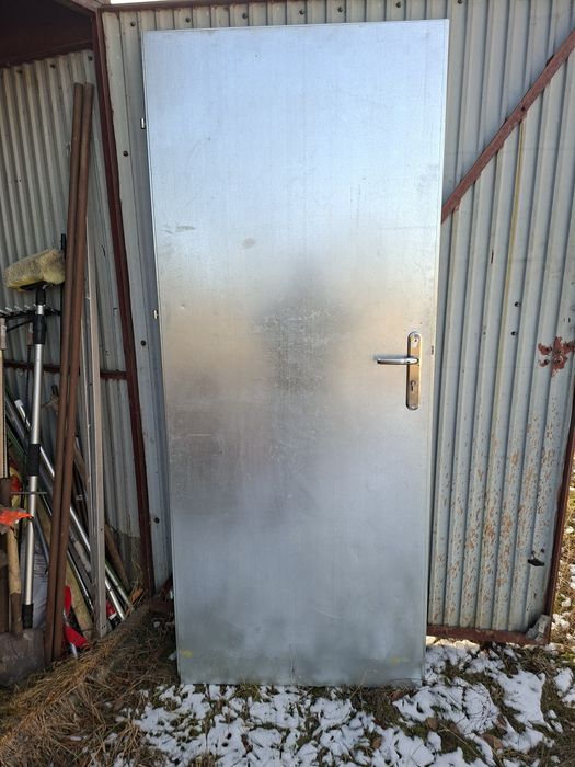 Drzwi techniczne metalowe 80