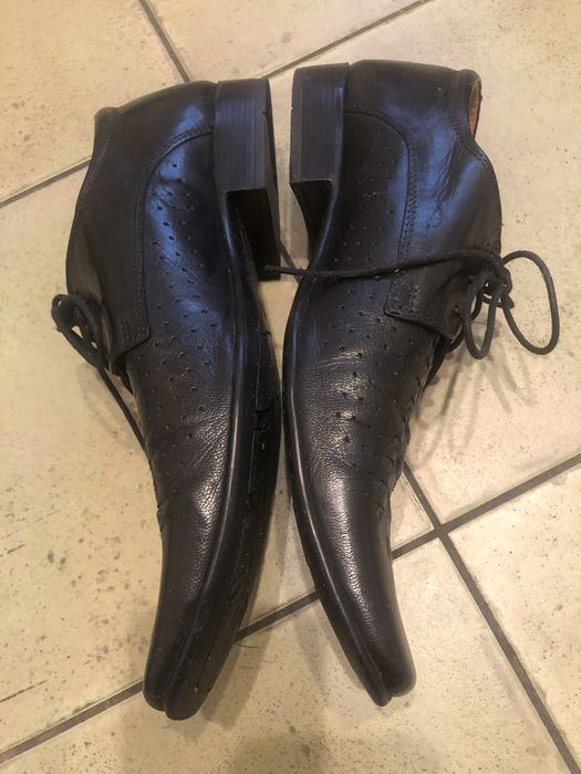 Czarne buty klasyczne Syrena do garnituru - 43