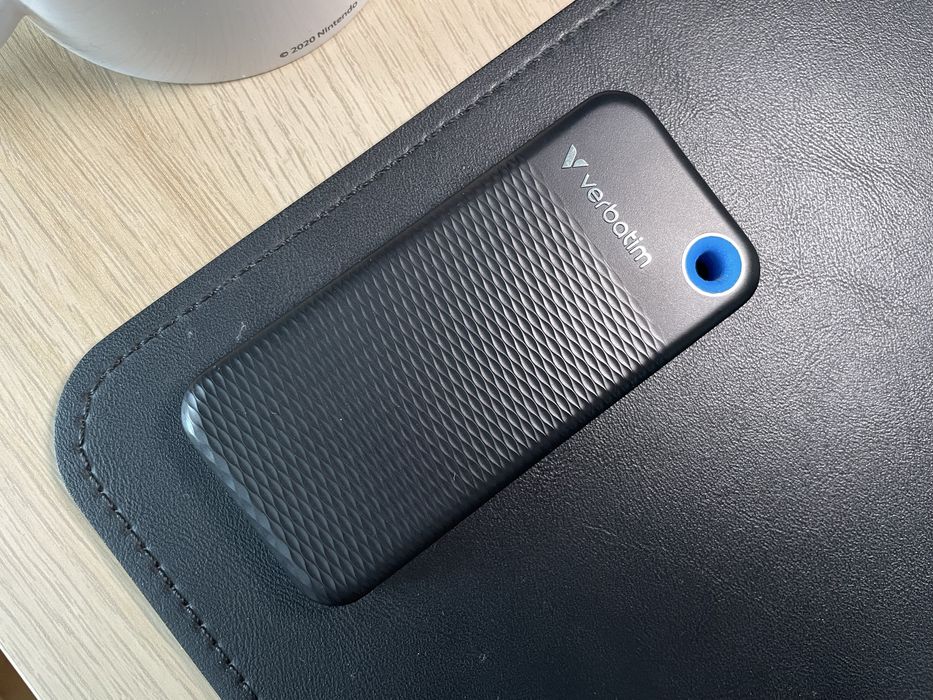 DYSK VERBATIM zewnętrzny pocket SSD 1TB kabel usb-c mały lekki NOWY