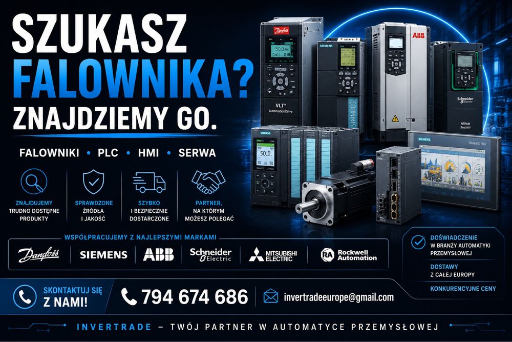 Danfoss FC102 450kW falownik 800amper 355kW 315kW VAT gwarancja