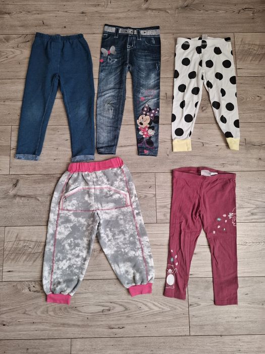 Zestaw 98 104  paka ubrań 30 sztuk ciuchów dziewczęcych set paczka mix szafa box