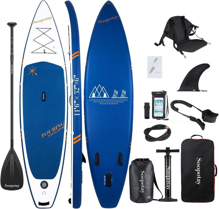 Baturu Inflatable Deska SUP Stand-up Paddle Board  350 x 81 x 15 Cm