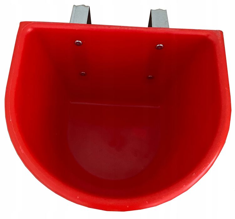 Wiadro dla konia koni - 15l z zaczepem na boks czerwone