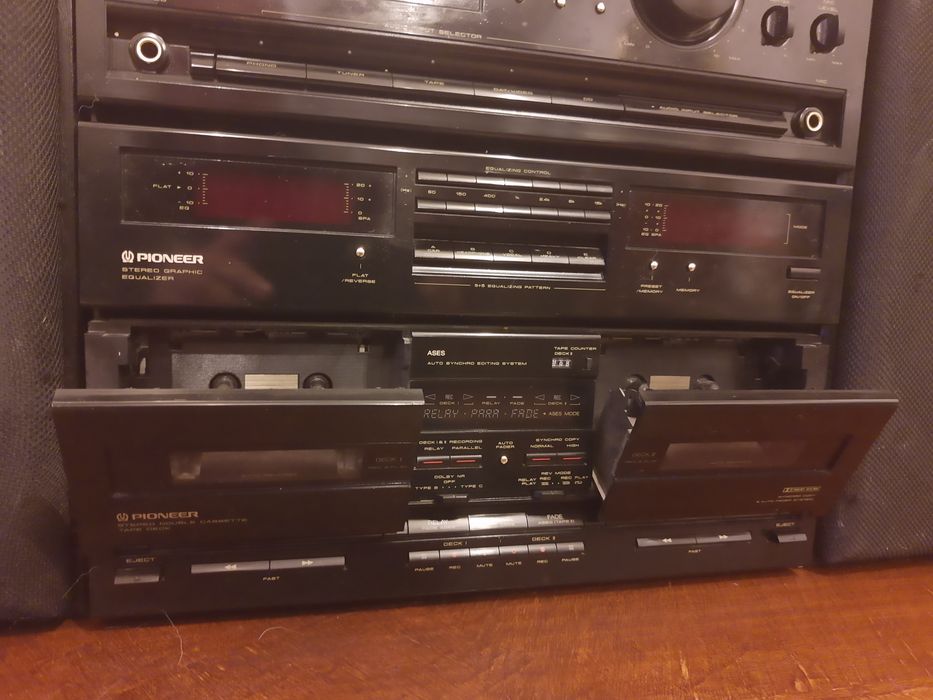 Wzmacniacz korektor deck Pioneer DC-Z93 kolumny S-Z72 100W