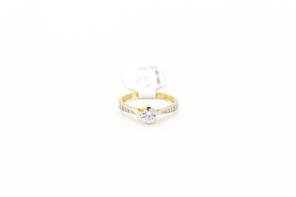 Piękny Nowy Złoty Pierścionek P.585 W. 1,75G Nr.373 Kołłątaja