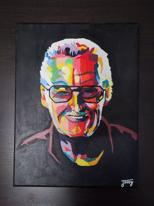 Obraz canvas Stan Lee Marvel 40x30 certyfikat